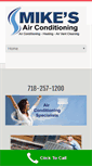 Mobile Screenshot of mikesairconditioning.com